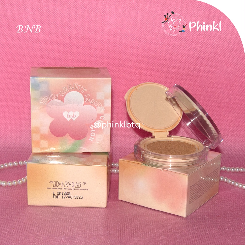 `ღ´ PHINKL `ღ´ BNB BARENBLISS KOREAN BLOOMATTE TRUE BEAUTY INSIDE CUSHION | 24 H FULLCOVERAGE