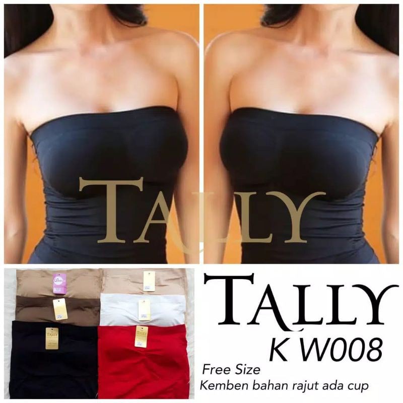 ARA98STORE- KEMBEN PANJANG TALLY W008 BUSA - KEMBEN BUSA PANJANG W008 TALLY -Kemben Panjang Tally W008 Fit XXL/Kemben Panjang Polos Busa Copot Rajut/Crop Top Wanita Rajut Fit XXL Bra Panjang dengan Cup Bra W008 Panjang sampai Pinggang - Kemben panjang den