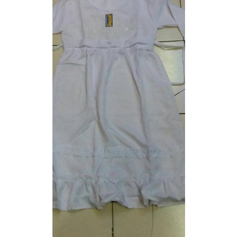 Baju muslim anak / Gamis putih polos