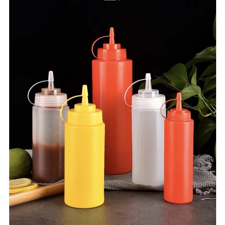 Botol Kecap Plastik - Botol Saus Saos - Botol Mayones - Botol Serbaguna - Botol Plastik Sambel Minyak Anti Tumpah