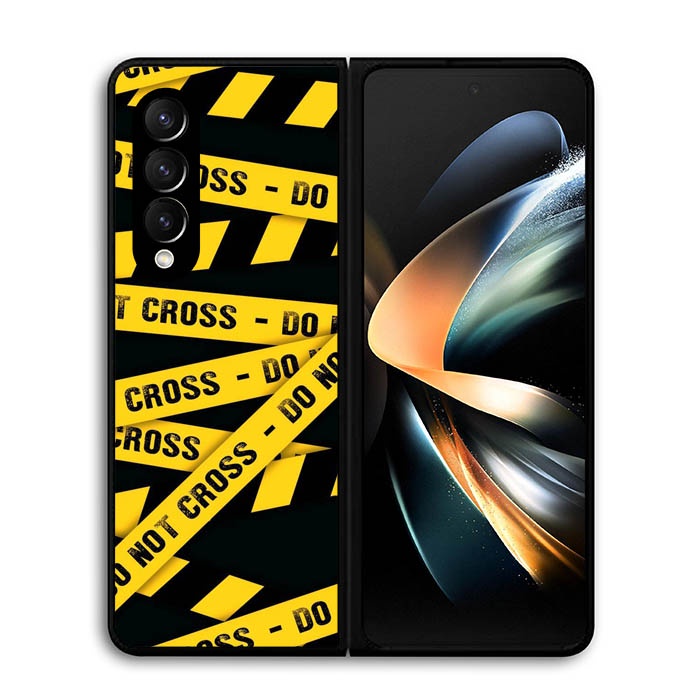 Custom Casing Samsung Z Flip 3 4 Fold 3 4 5G Do Not Enter Police Line YD0393