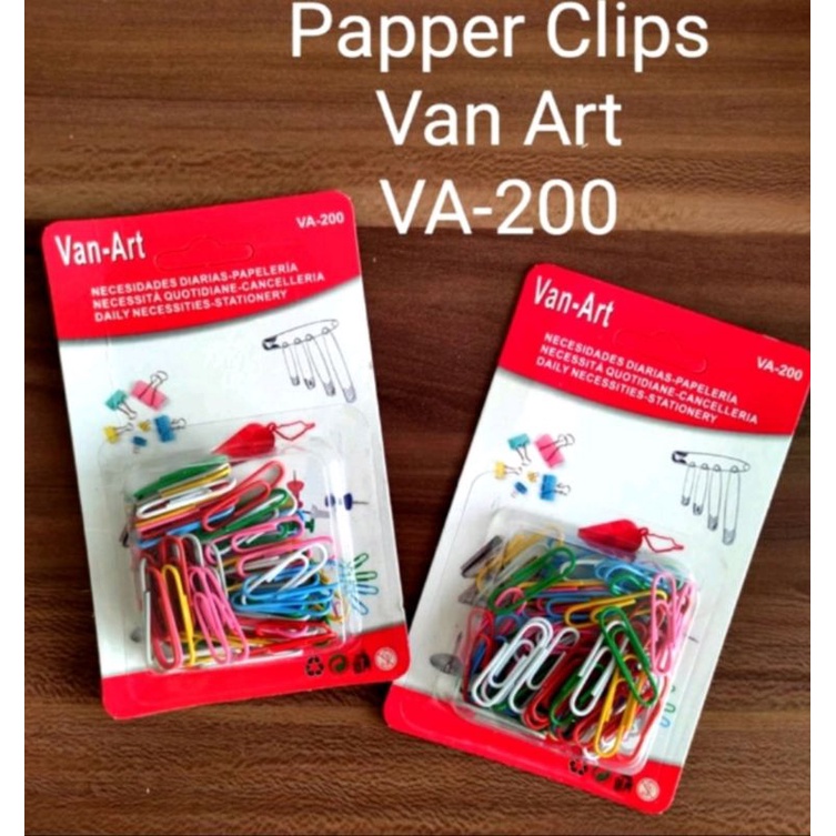 

Papper Clips Warna Van-art / Penjepit kertas