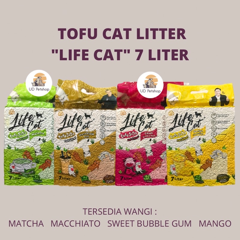 Life Cat Tofu Cat Litter 7 Liter - Tofu Life Cat - Pasir Gumpal Kucing