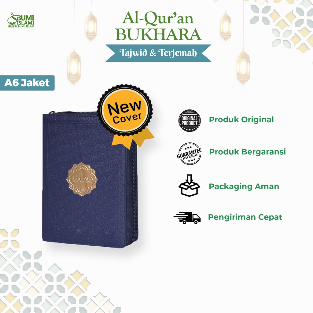 Jual Alquran Terjemah Tajwid Warna Bukhara B Jaket Resleting Syaamil