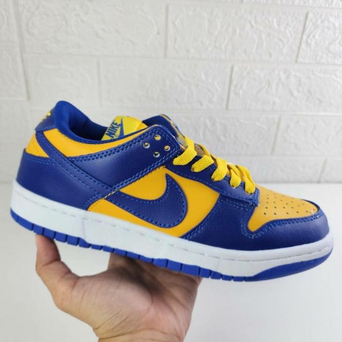 Sepatu Nike Dunk Low - Blue Yellow White Atormelzi