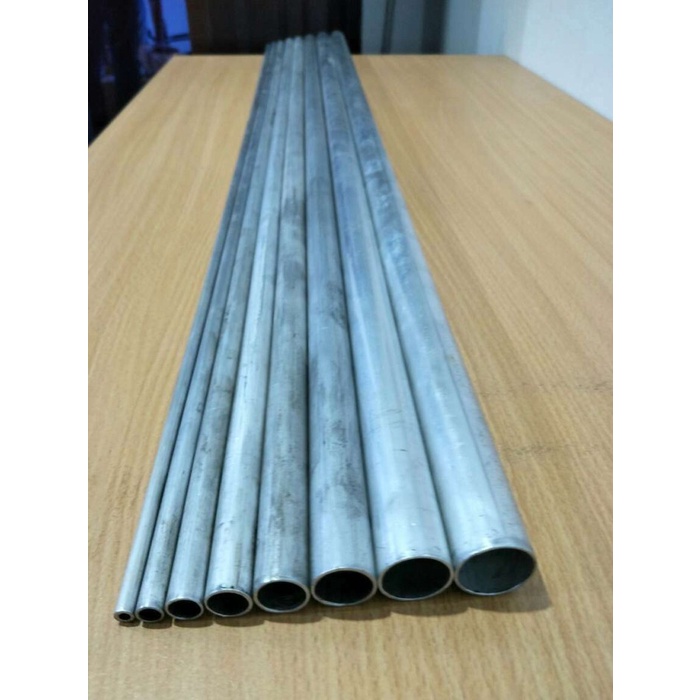 {AbdiStore} Pipa Aluminium Bahan Antena rig ht tebal 12 mm panjang 150cm ALKAN Berkualitas