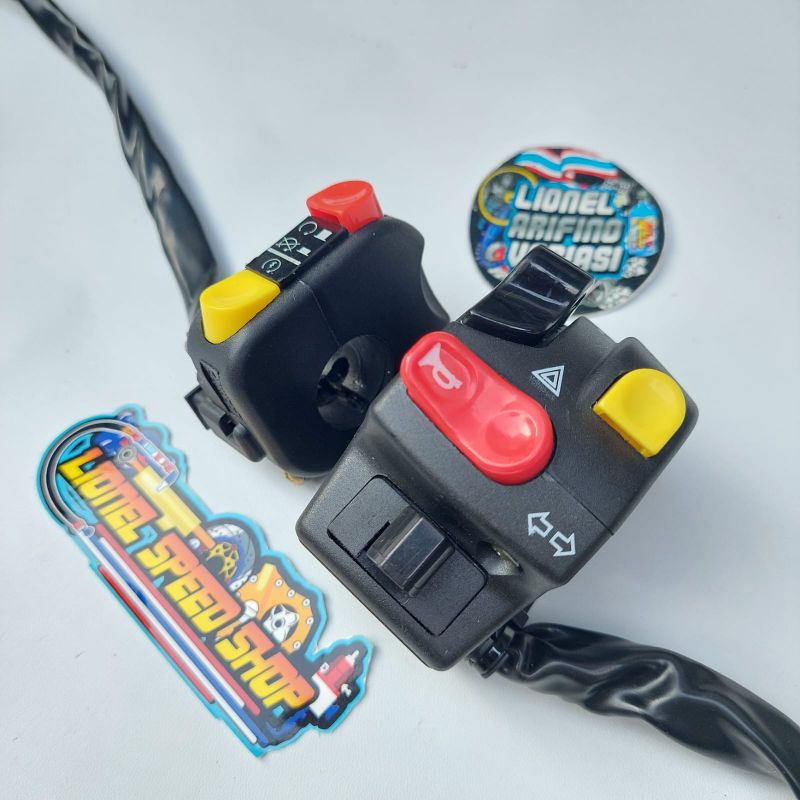 Saklar kiri /kanan domino ktc untuk motor beat street Vixion satria Fu RX king ninja dll
