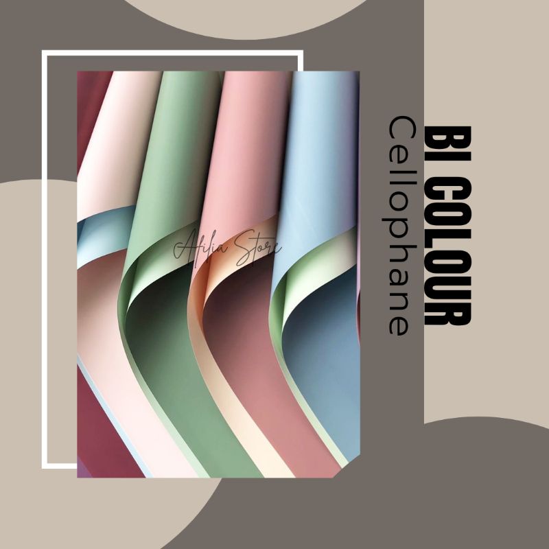 

(5 LEMBAR) WRAPPING PAPER VARIAN BI COLOUR CELLOPHANE
