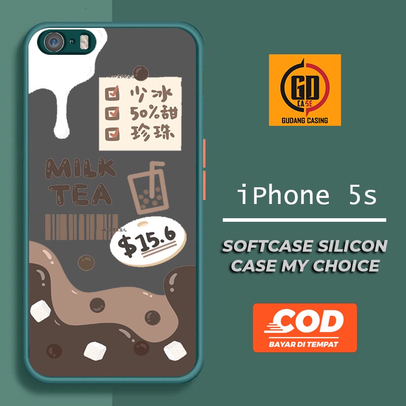 Case IPHONE 5S Case Hp IPHONE 5S  Case Mychoice Gudang Casing [MILKY] Casing Hp Aesthetic Kesing Hp 