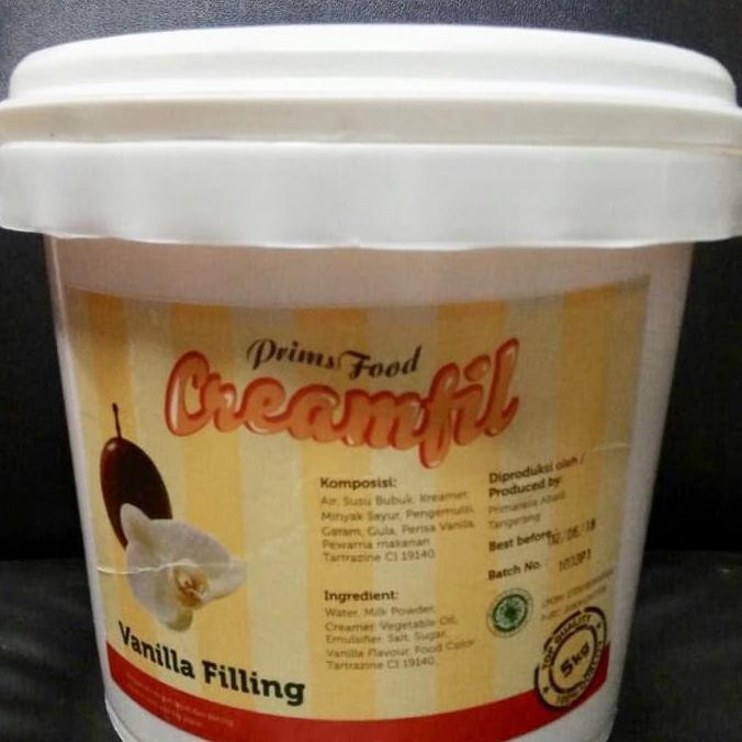 

SELAI CREAMFIL FILLING 5KG - ISIAN ROTI FLA / SELAI PRIMSFOOD