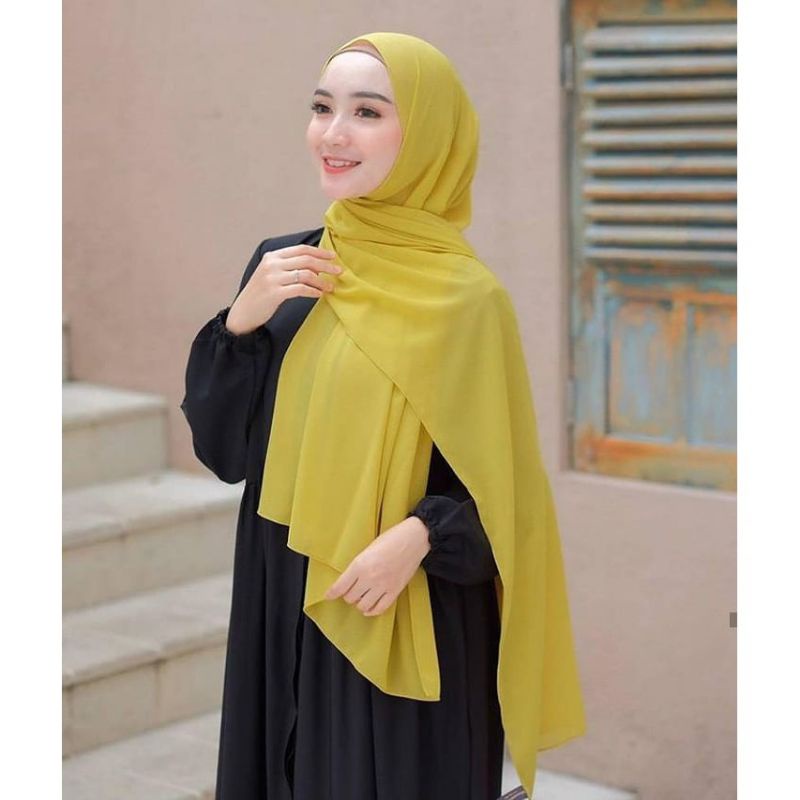 Pashmina Ceruty babydoll premium