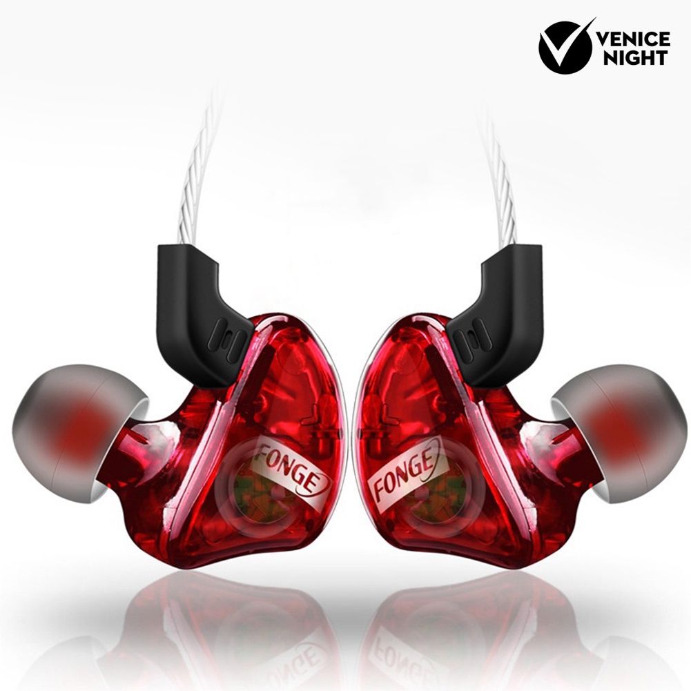 (VNEP) (Berkabel) Tahan Air Sport Super Bass Earphone In Ear HiFi Earbuds dengan Mic untuk Smartphone