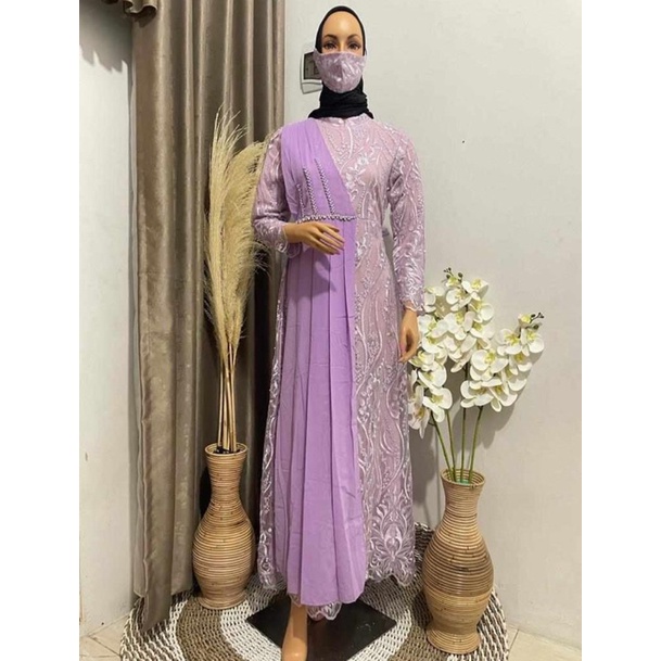 REALPICT GAMIS BRUKAT HARUMA MODEL TERBARU DRES GEMES KONDANGAN GAMIS TILE MUTIARA GAMIS MAXI TILE DOTY GAMIS MODERN PAYET GAMIS MIX CERUTY