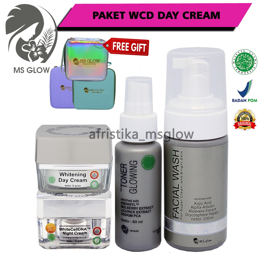 (FREE GIFT) Ms Glow Paket Wajah Original Resmi