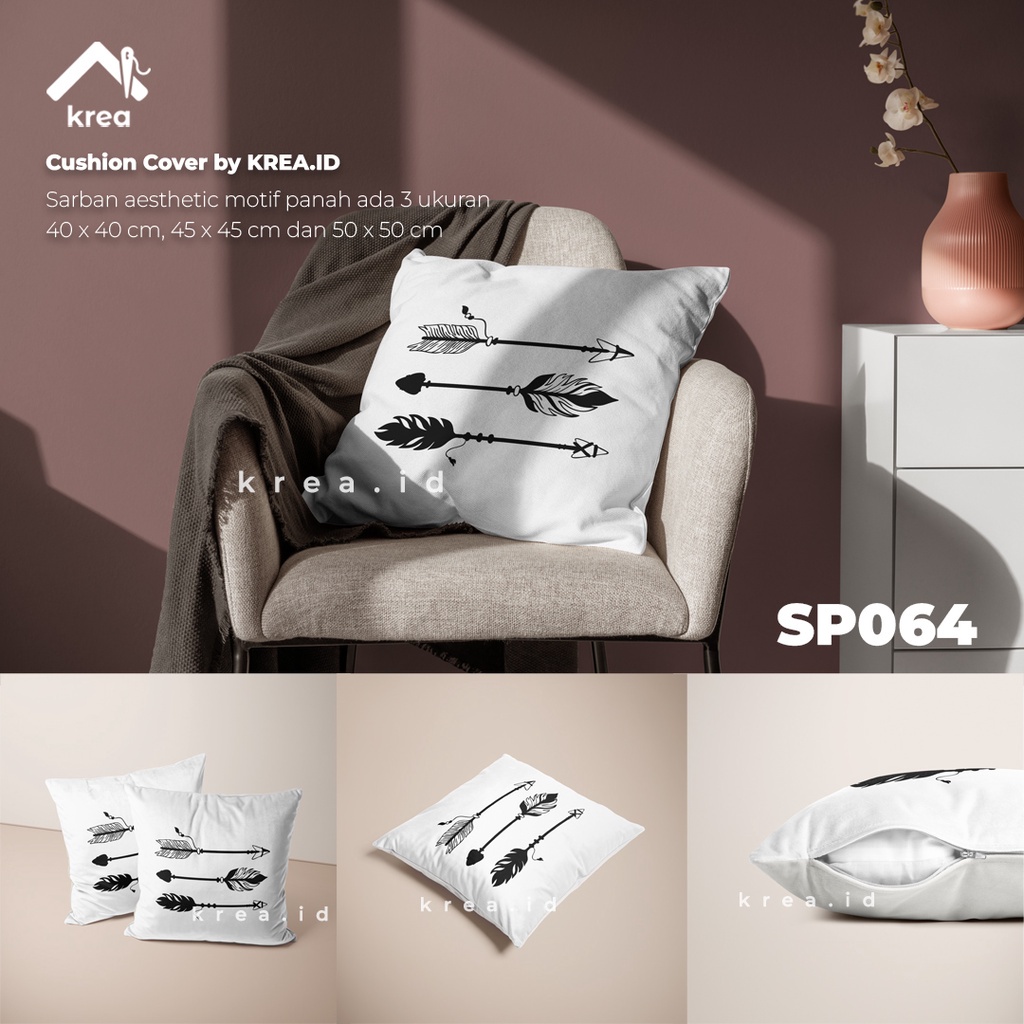 SARUNG BANTAL SOFA AESTHETIC PREMIUM MINIMALIS 40x40 Motif 5