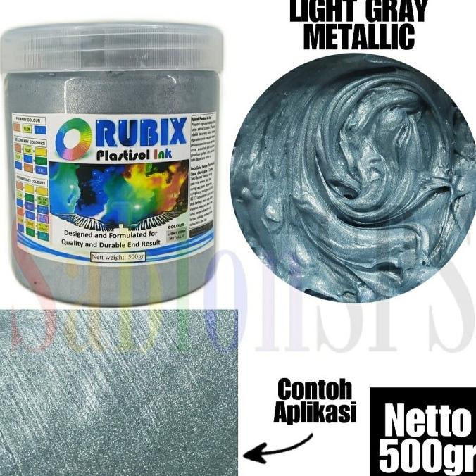 

TINTA PLASTISOL DISTRO LIGHT GRAY METALLIC 500GR