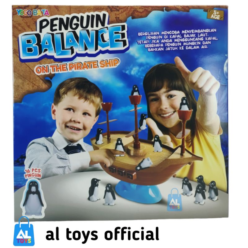 MAINAN BARU MAINAN SERU PINGUIN BALANCE GAME MAINAN MENJAGA KESEIMBANGAN YG17