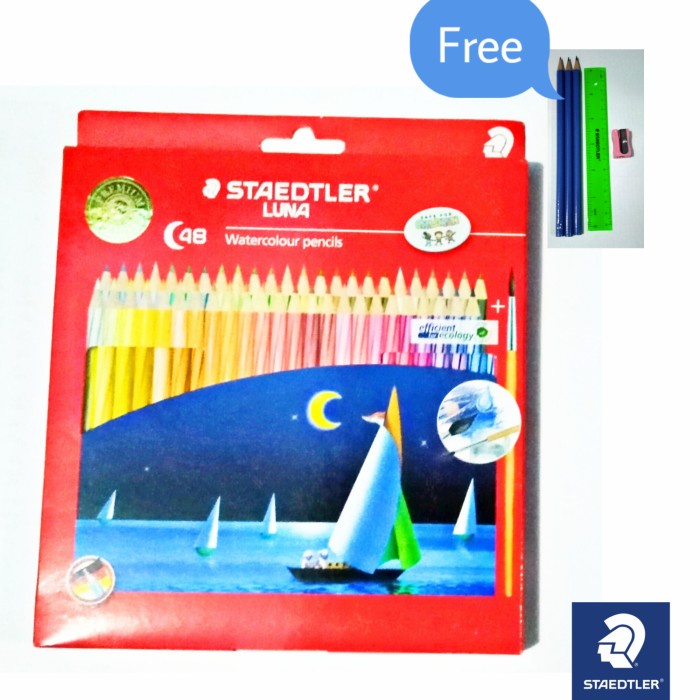 

Pensil Warna Staedtler Watercolour 48 warna