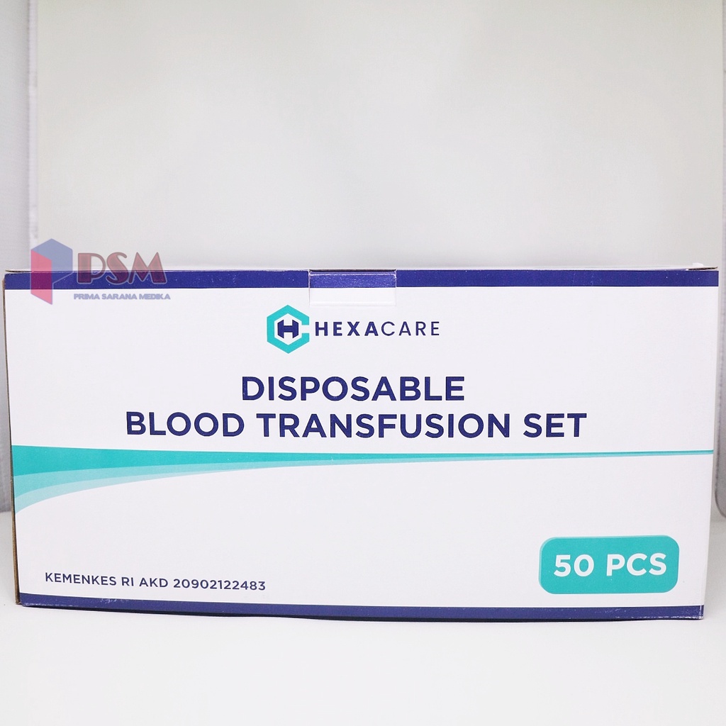 Hexacare Disposable Blood Transfusion Set / Selang Transfusi Darah Gea Cosmo