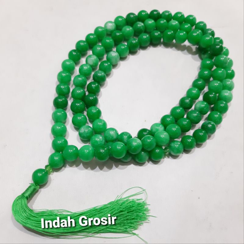 Tasbih Batu Giok Original 12mm 99Butir