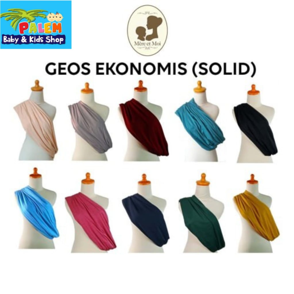 Gendongan Kaos GEKO Geos Ekonomis Solid | Bebe et Moi by Mere et Moi