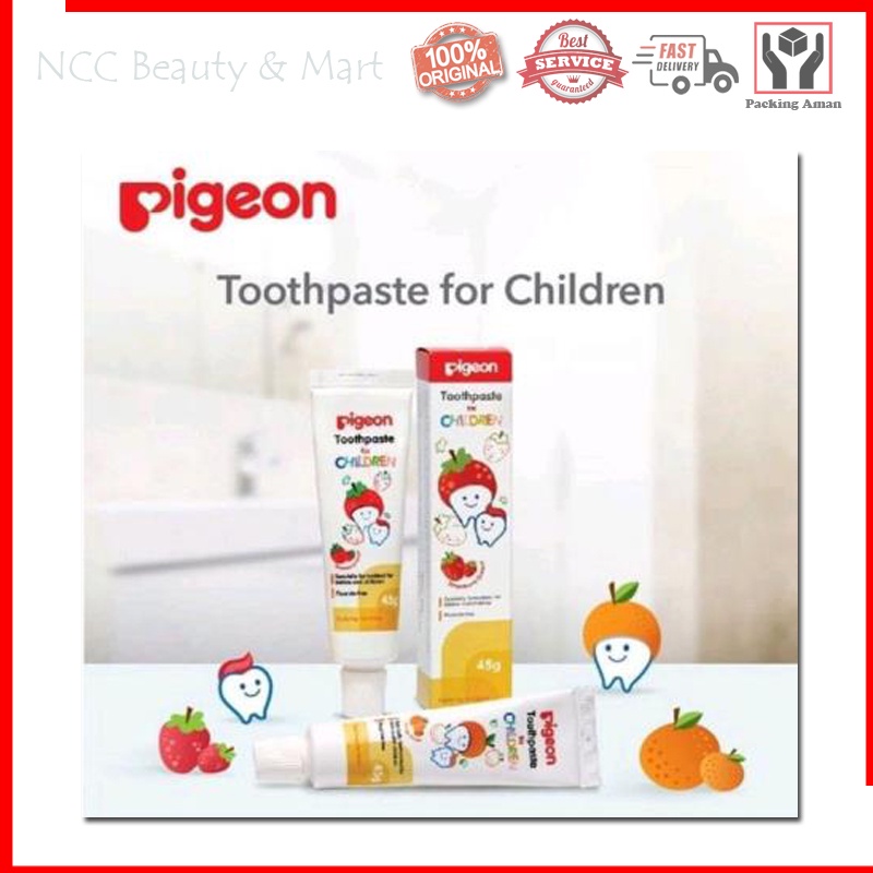 * NCC * Pigeon Pasta Gigi Anak Toothpaste For Children Diformulasi Khusus Untuk Anak-Anak