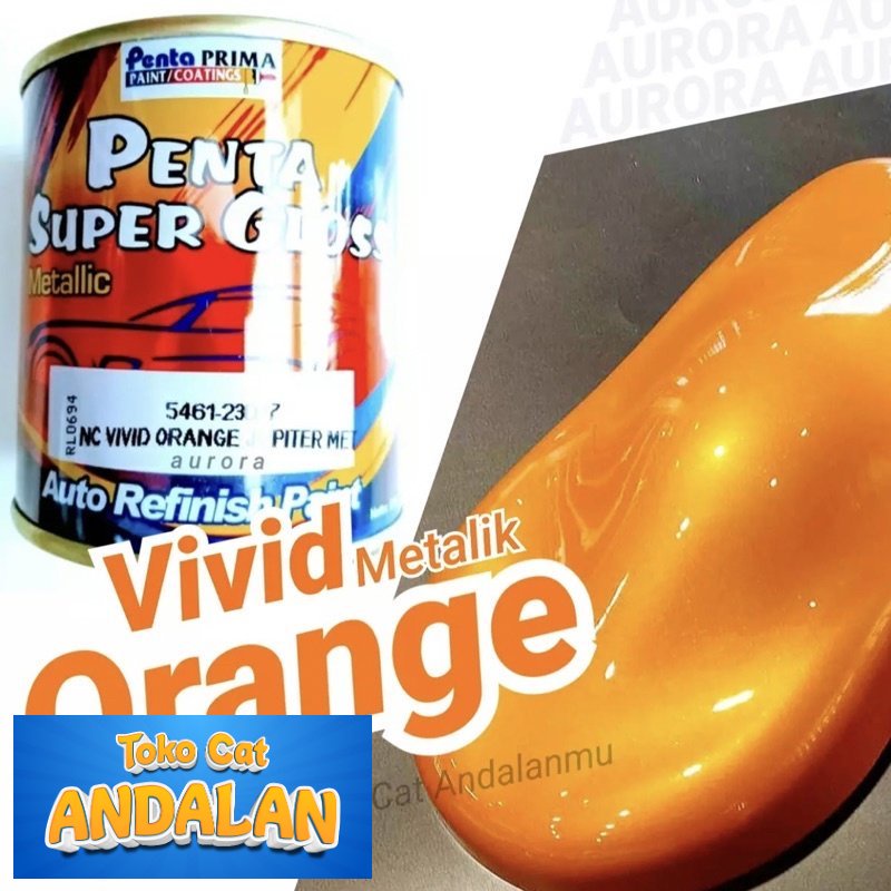 

Toko Cat Andalan - Cat Penta Super Gloss NC Vivid Orange Jupiter Met 200ml Oranye Metalik Motor Yamaha / Metallic Metalic Oren Duco Duko Diko Sepeda Mobil Semprot | Toko Cat Andalan Mobil dan Motol