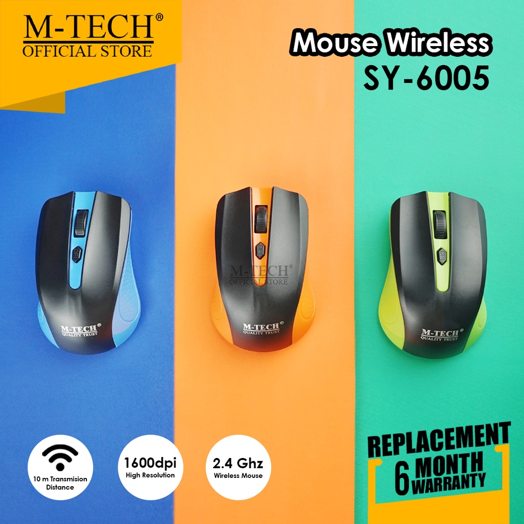 Mouse Wireless Original Mtech 6005