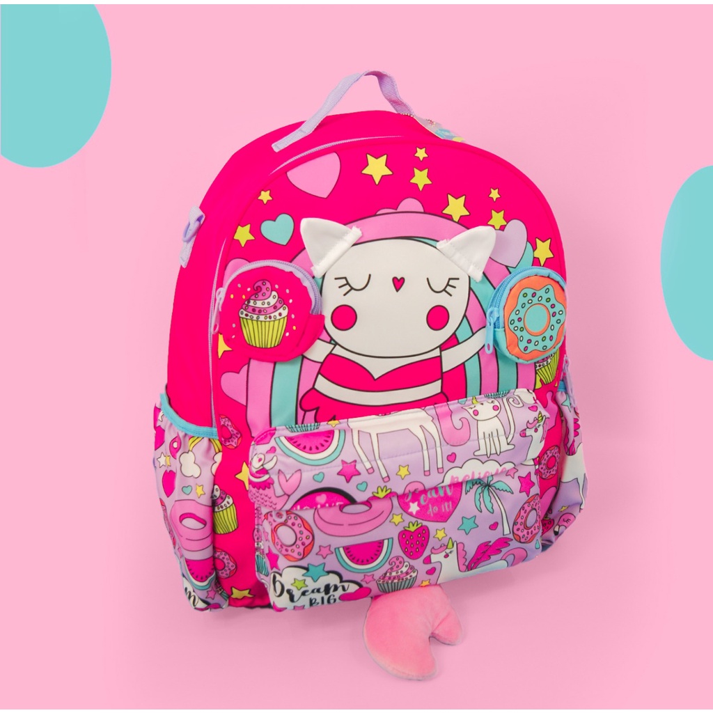 VEST TAS RANSEL ANAK BESAR UNTUK SD DINO/UNICORN/PANDA U2032