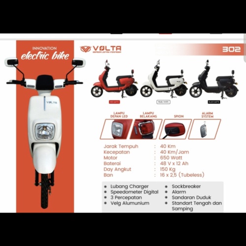 Sepeda Listrik Volta