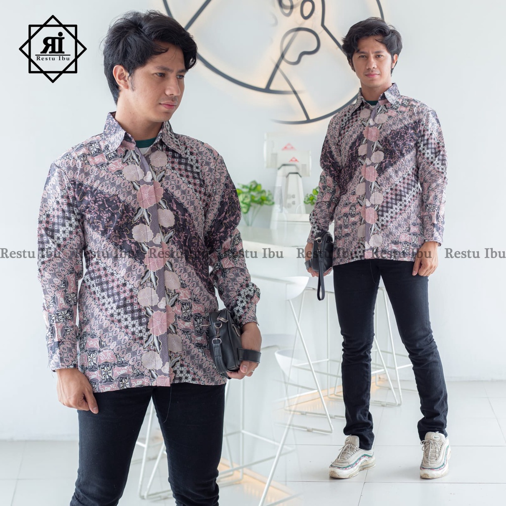 Gallery kebaya - Kemeja batik floral terbaru volume 3