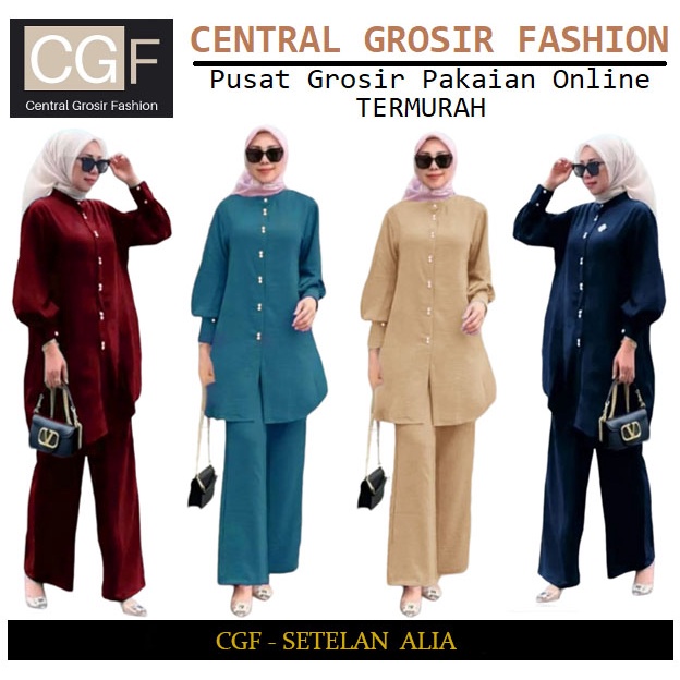 Setelan Alia - Central Grosir Fashion (CGF) - Ukuran XL-XXL - New Arrival