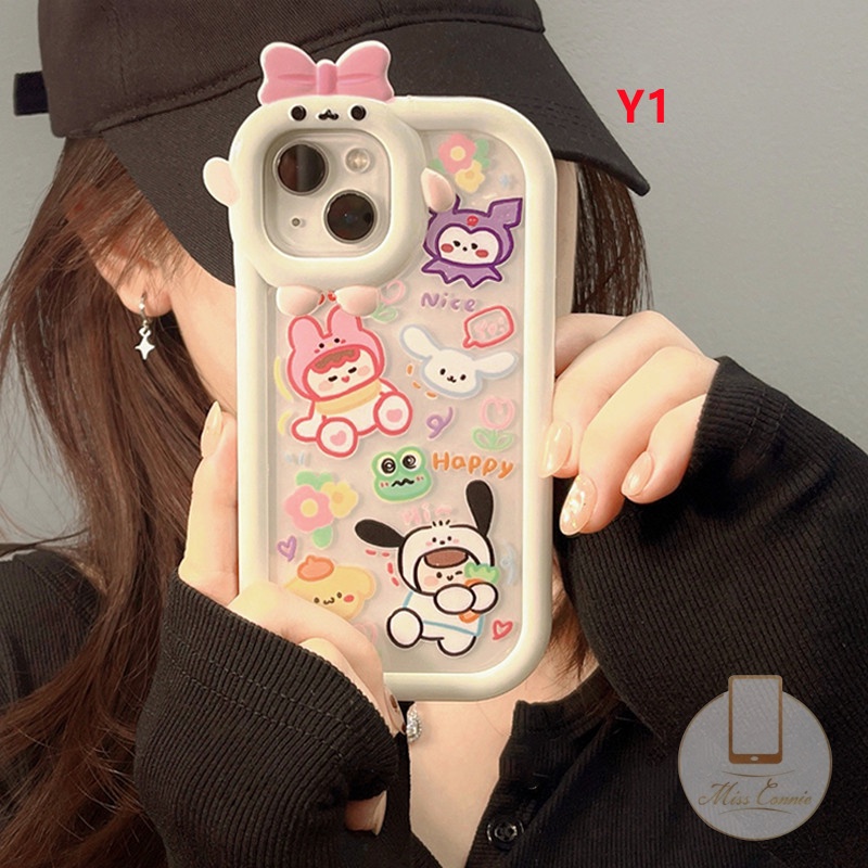 Casing Soft Case Lensa Monster Kecil Kartun Graffiti Kuromi 3D Untuk Samsung A14 A04s A04 A50s A30s A50 A12 A32 A51 A13 A04E A22 A53 A03 A03s A02s A73 A23 A52 A52s A31 M22 A33 A1 A21s A71