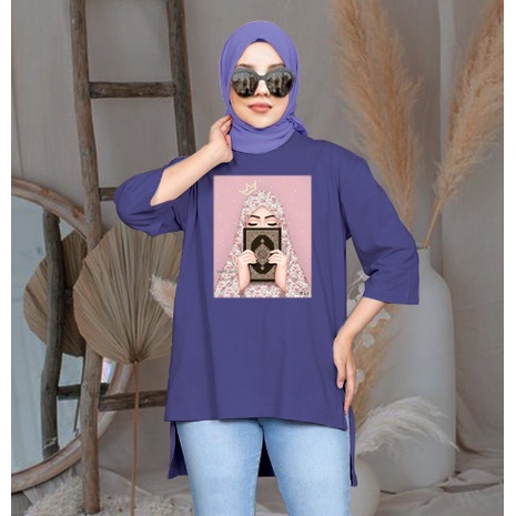 FC - TUNIK BASIC OVERSIZE WANITA HIJAB'S VARIASI 0290 DTF