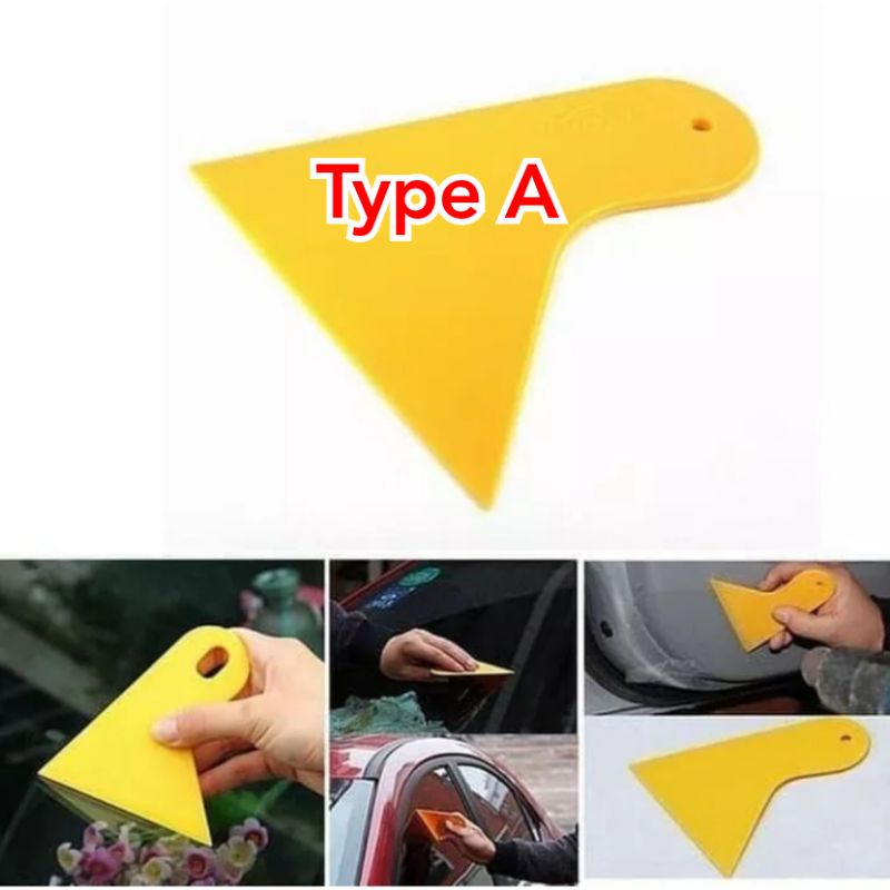 Scraper kape alat bantu pasang sticker dan wallpaper