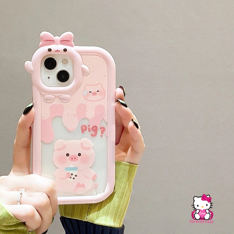 Soft Case Motif Kartun Milk Tea Monster 3D Untuk Realme C11 C30 C25 C25s C35 C31 C21 C15 C21Y C25Y C1 C3 C17 Realme 5 6i 9i 5s 5 7i