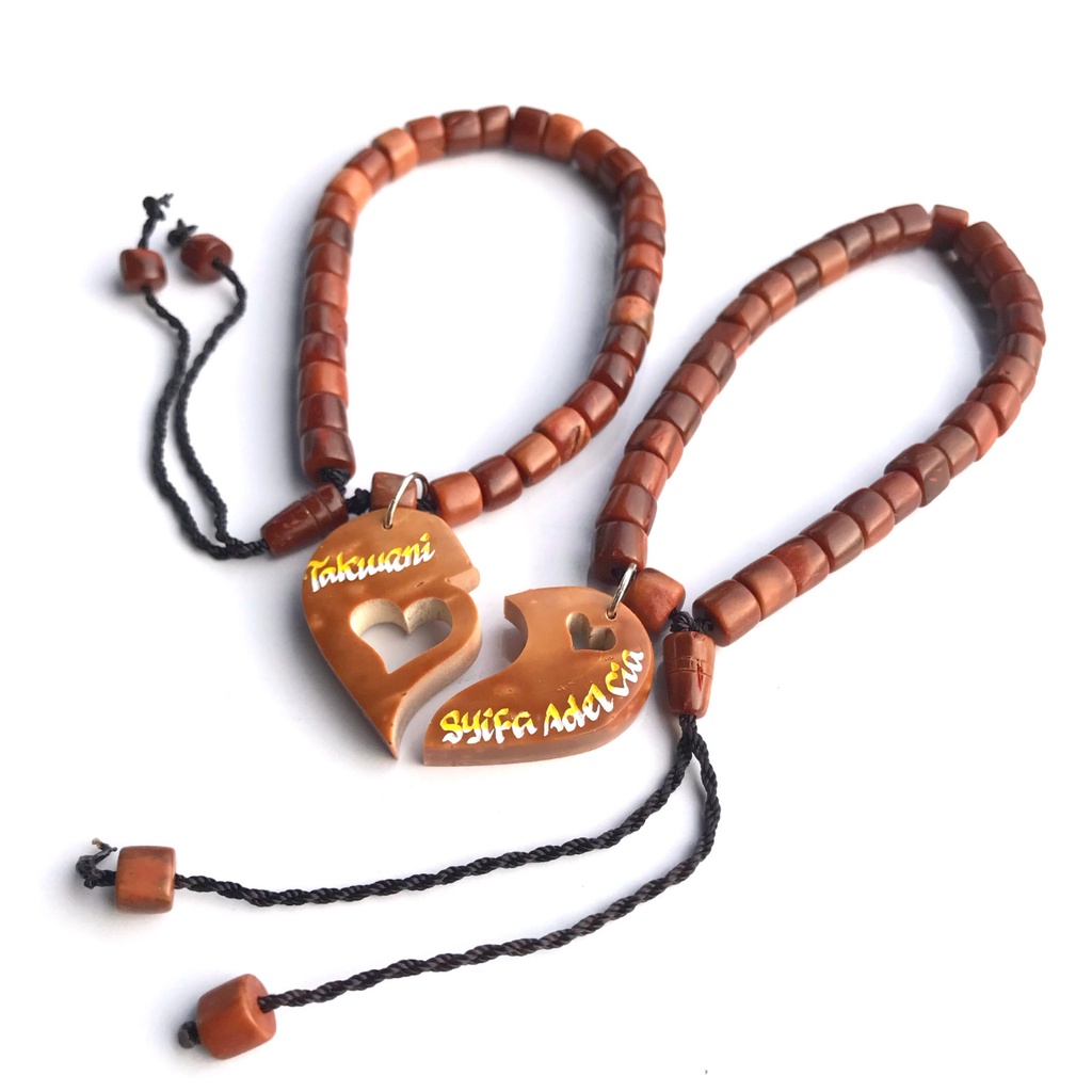 Gelang Couple Pasangan Love Custom Nama Kaokah Kokka Kaukah Kaoka Koka Asli
