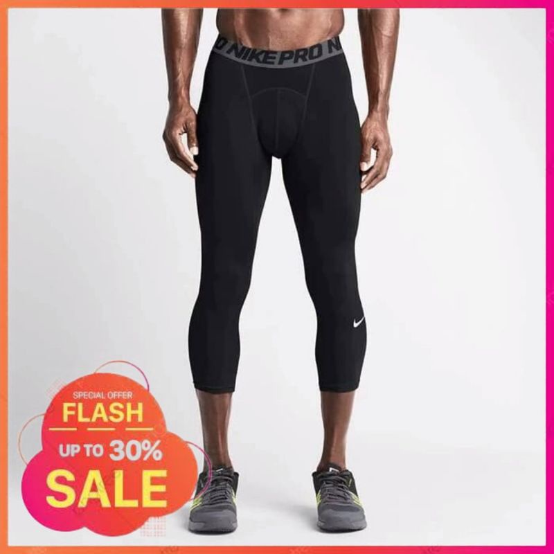(ORI) CELANA LEGGiNG 3/4 TRAiNiNG LEGiNG 7/8 NiKE PRO COMBAT PROCOMBAT OLAHRAGA SPORT SPORTS GYM FiT