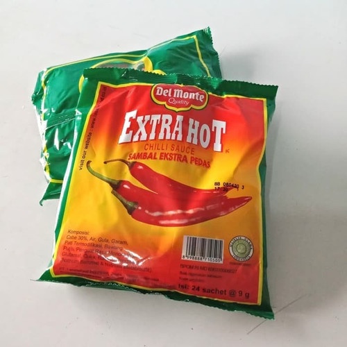 

Del Monte Saus Sambal Ekstra Pedas Sachet Free Bubble Wrap dan Dus Tebal