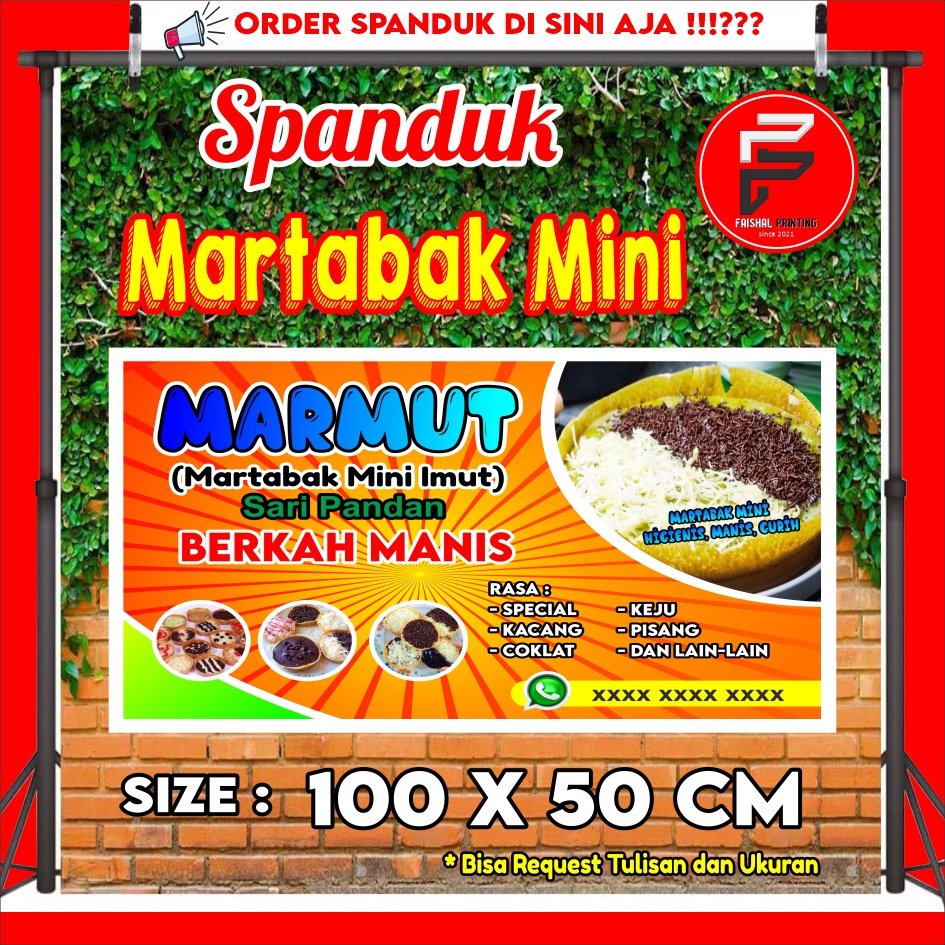 Jual Spanduk Martabak Mini Banner Martabak Spanduk Martabak Mini Imut Banner Marmut 2874