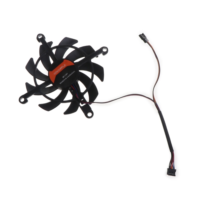 Kipas Pendingin VGA 4Pin 12V Ukuran 75mm Untuk GeForce RTX 3060 Ti RTX3060 DUO 12G V2 L-V