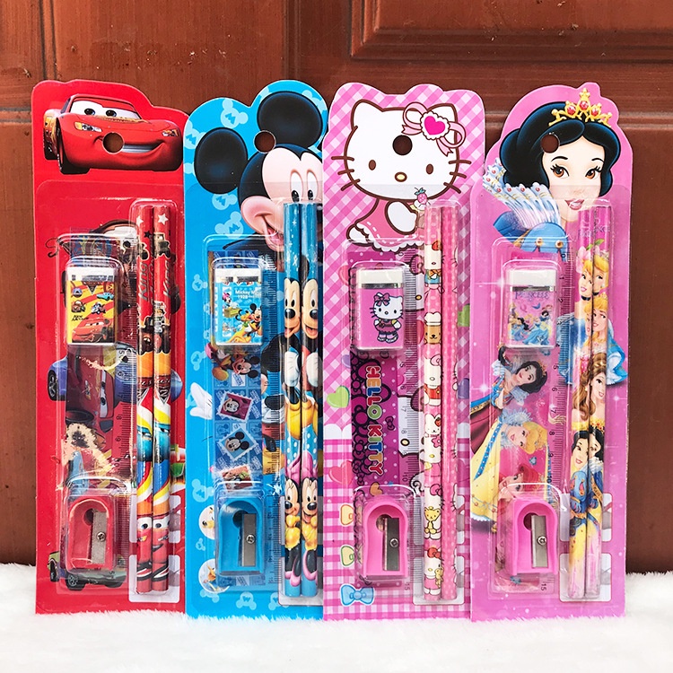 

5pcs Siswa Kreatif Set Kartun Kartun Lucu Kindergarten Festival Kecil Hadiah Kecil - SO