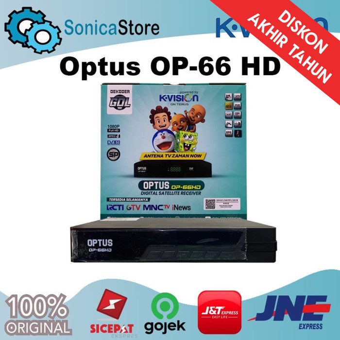 Reciever Parabola Optus Op-66 Hd New Version Kvision