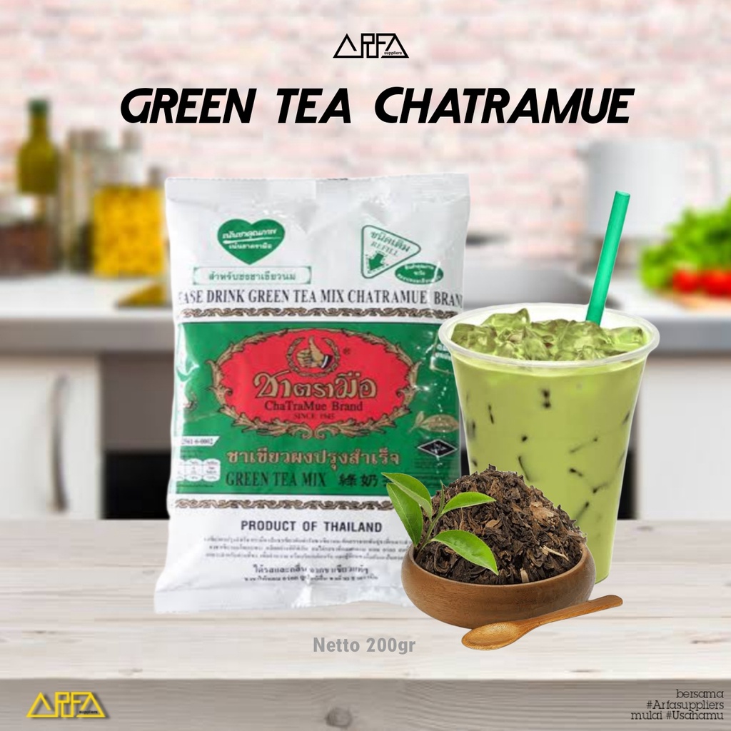 

RB22 Green Tea Chatramue 200gr - Serbuk Teh Thai Tea