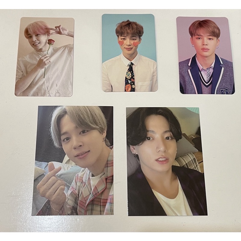 PC PHOTOCARD JIMIN JUNGKOOK MEMORIES 2019 PAJAMAS BE ANSWER F  L OSIS