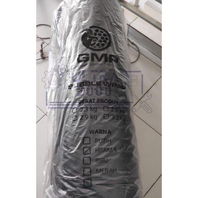 

[GO SEND] Bubble Wrap Hitam 50m x 125cm Premium Quality