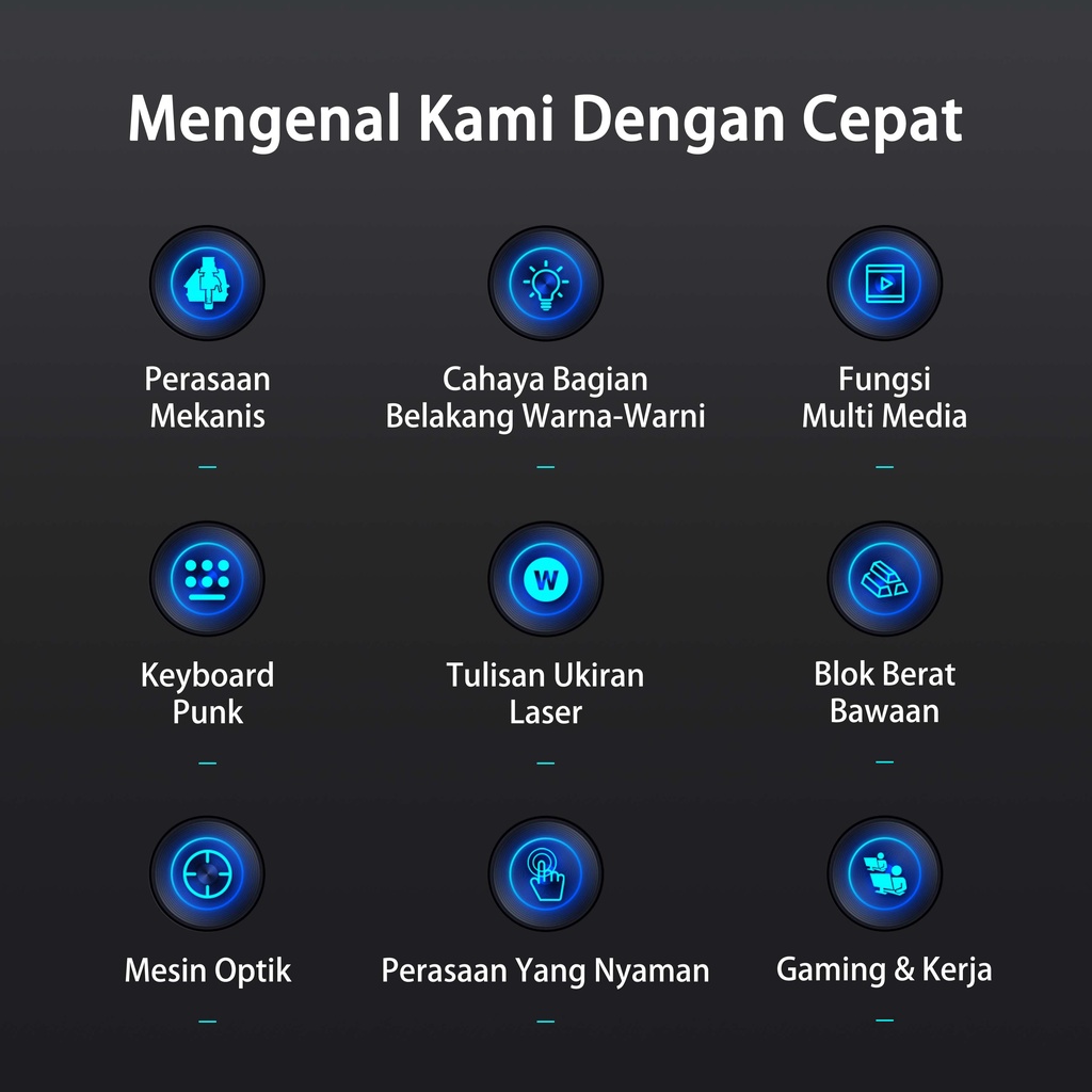 （COD）Glowy keyboard gaming Bulat Punk Mechanical Komputer Set Gaming Mouse dan keyboard USB Cable RGB GTX300 G21  TF270