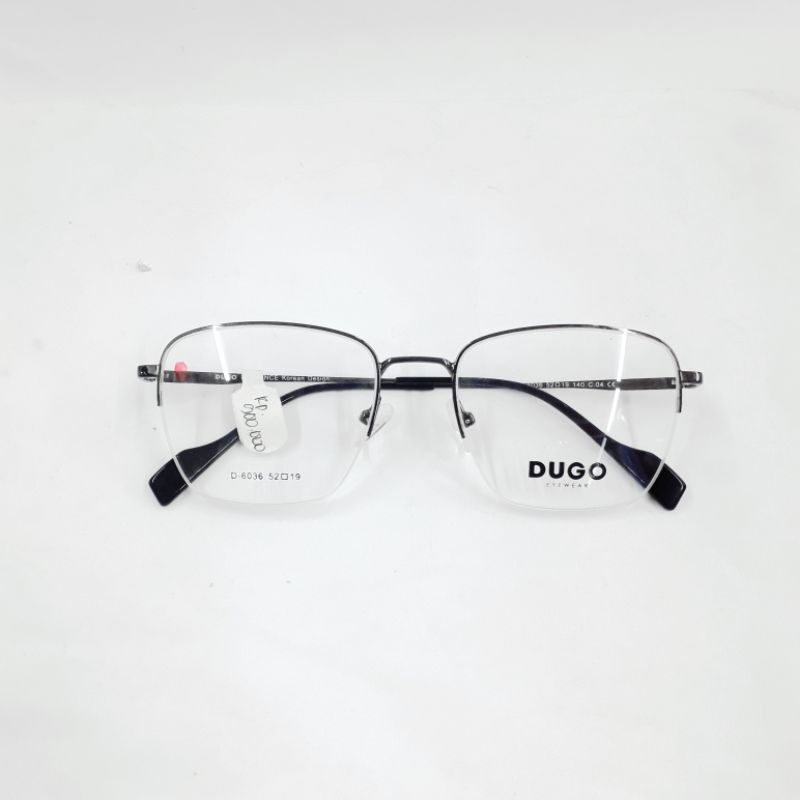 Kacamata Klip On Dugo Unisex Full Frame D-6036 Col.04(Black)