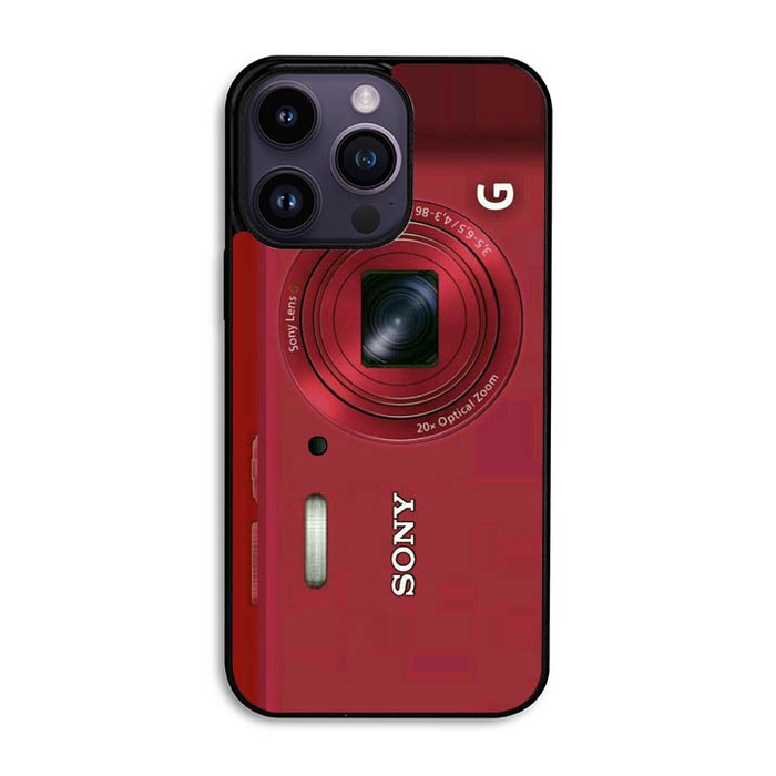 Hardcase Casing Case iPhone 14 13 Pro Max Mini Plus Sony Lens Optical Zoom AB0295 Cover