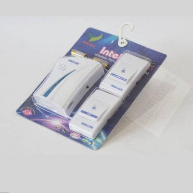 BEL PINTU WIRELESS 2 REMOT/BEL RUMAH 2 TOMBOL/DOORBEL WIRELESS